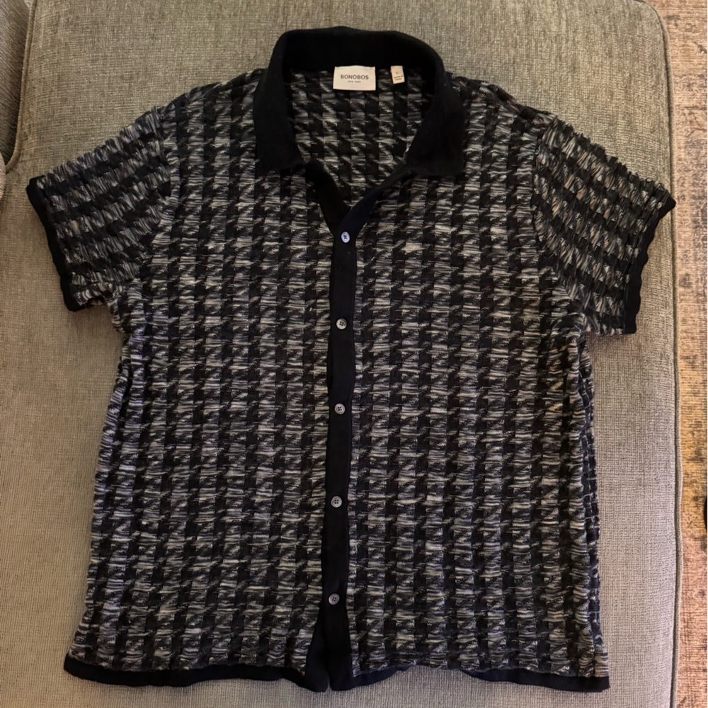 Men’s Bonobos knit button down shirt